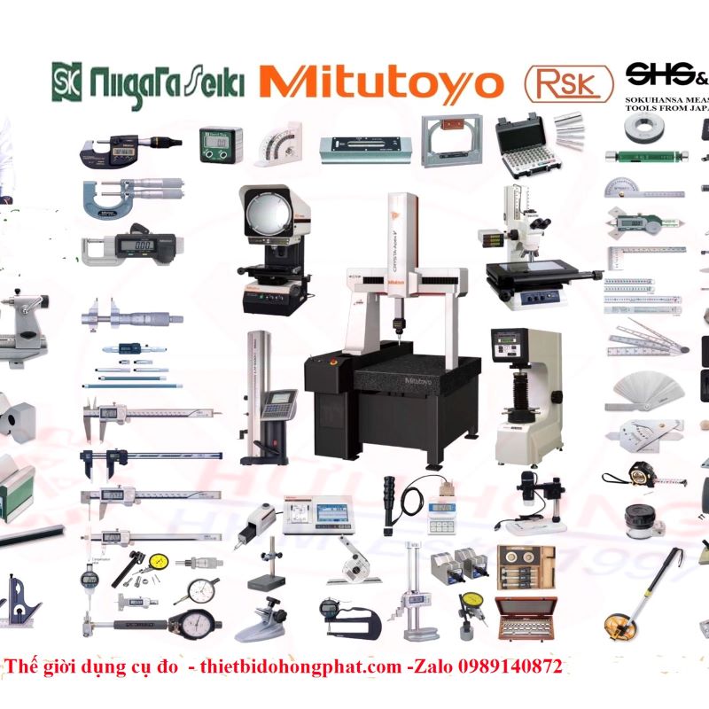 Dụng cụ đo Mitutoyo - Niigata - Công Ty CP Thiết Bị Công Nghiệp Hồng Phát